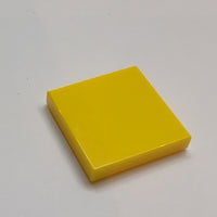 NEU Tile 2 x 2 with Groove gelb yellow