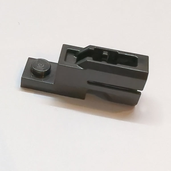 NEU Projectile Launcher, 1 x 2 Mini Blaster / Tile Shooter with Dark Bluish Gray Trigger &#40;69754 / 69755&#41; titan