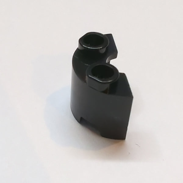 NEU Cylinder Half 1 x 2 x 1 schwarz black