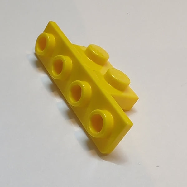 NEU Bracket 1 x 2 - 1 x 4 with Two Rounded Corners at the Bottom gelb yellow