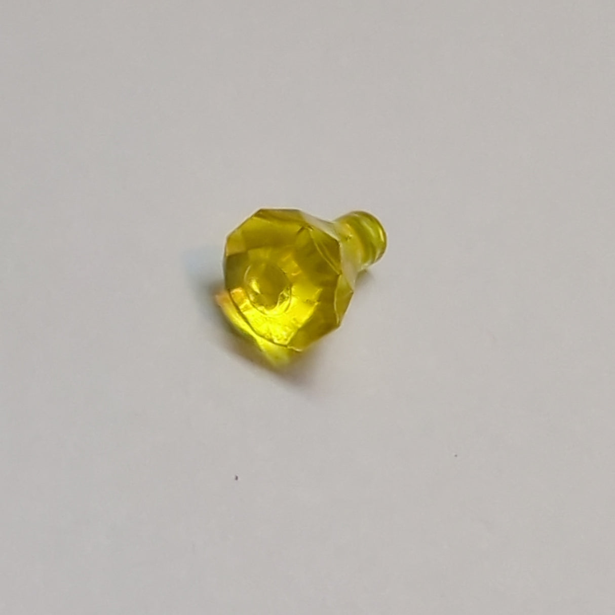 NEU Diamant 1 x 1 Juwel 24 Facetten transparent gelb