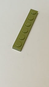 NEU 1 x 6 Platte olivgrün