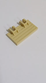 2x4 Klappe mit 2 Fingern / Zugtür / Zugtor mit verstärkter Rückseite beige