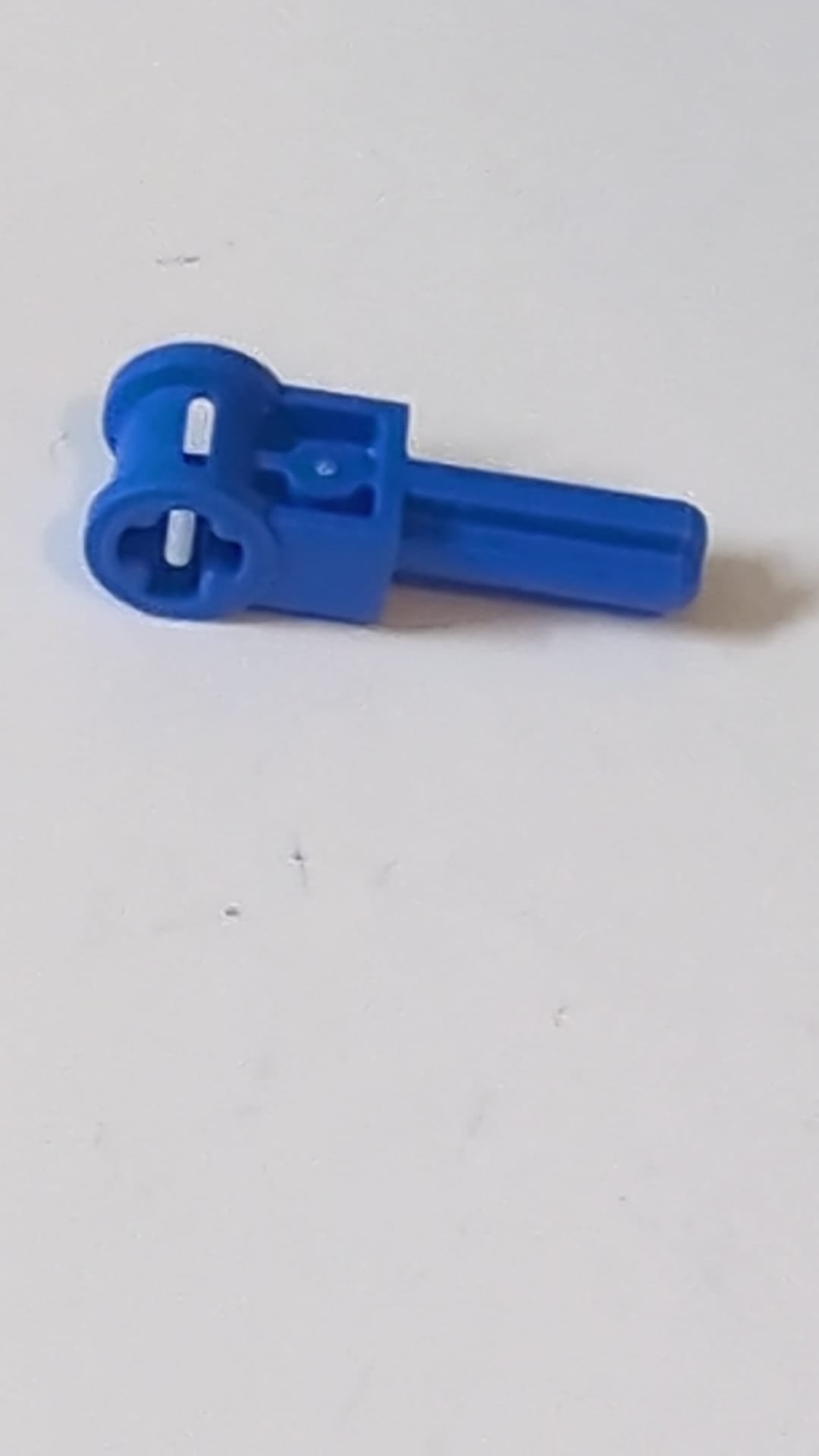 Technic, Achse 2L mit Wendehebel-Achsenverbinder blau