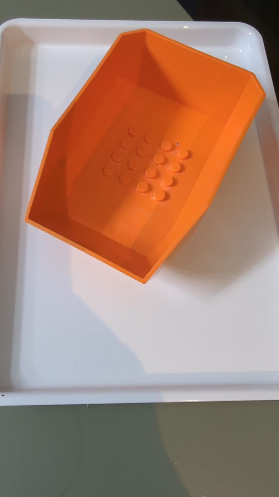 12x8x3 1/3 Container, Kipper, Auflage, Ladefläche orange