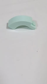 1x3x2 Halbbogenstein rund aqua (hell)