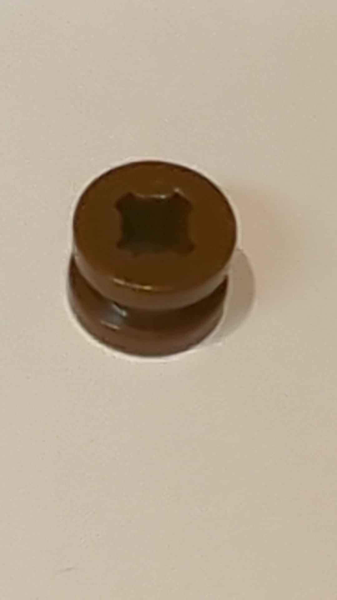 Felge klein 8mm x 6mm Ø8 altbraun brown