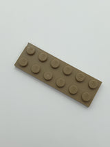 NEU Platte 2 x 6 dunkelbeige