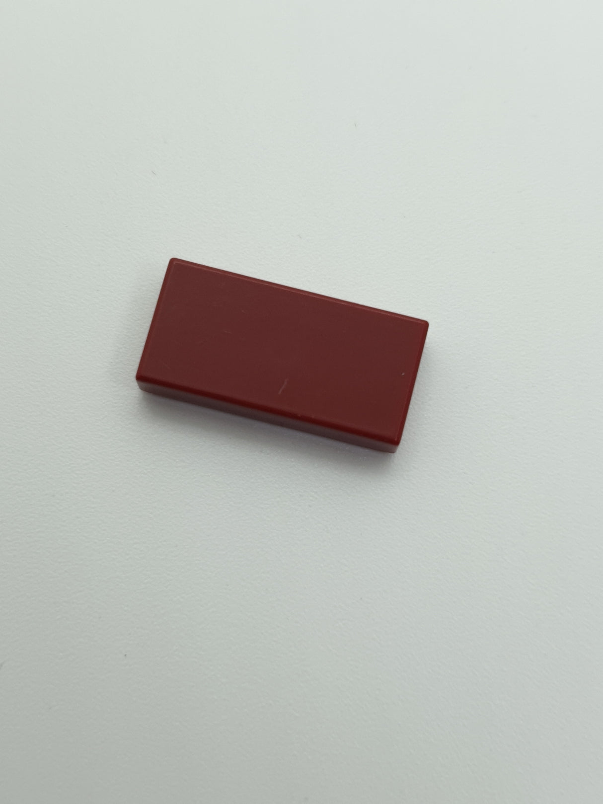 NEU Fliese 1 x 2 dunkelrot