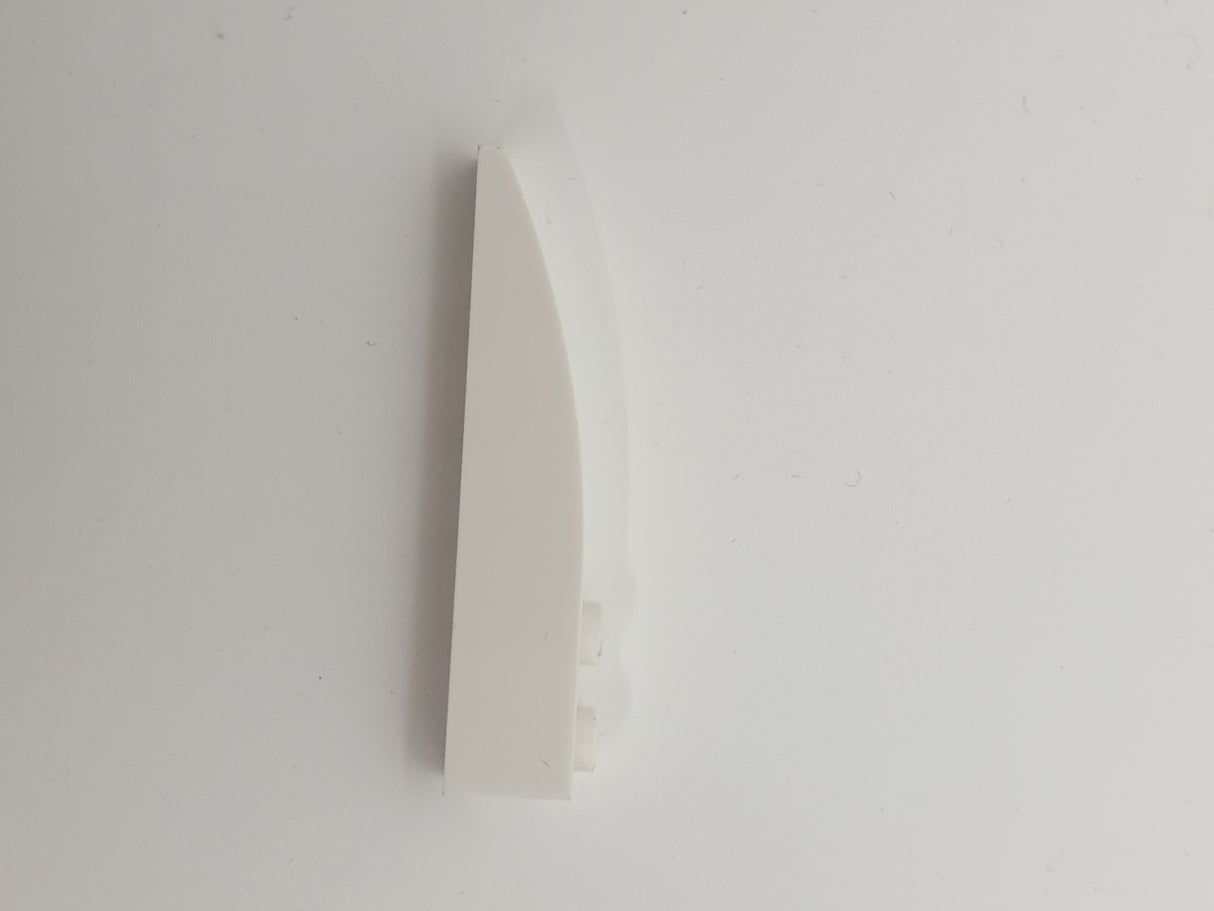 NEU Bogenstein 6 x 1 mit 2 Noppen weiß