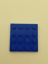 NEU Platte 4 x 4 blau