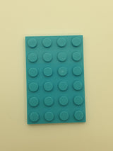 NEU Platte 4 x 6 azur (medium)