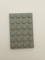 NEU Platte 4 x 6 neuhellgrau