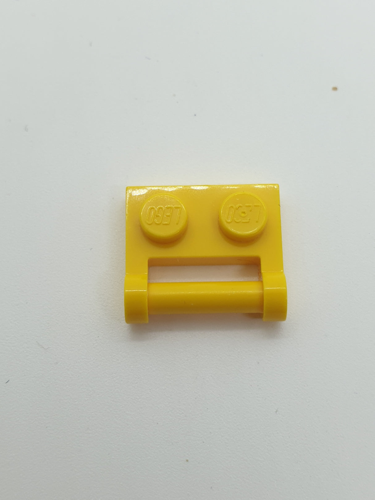 NEU Platte modifiziert 1 x 2 mit Griff auf der Seite gelb