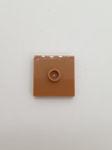 NEU Platte, modifiziert 2 x 2 mit Nut und einer Noppe (Jumper) dunkelorange