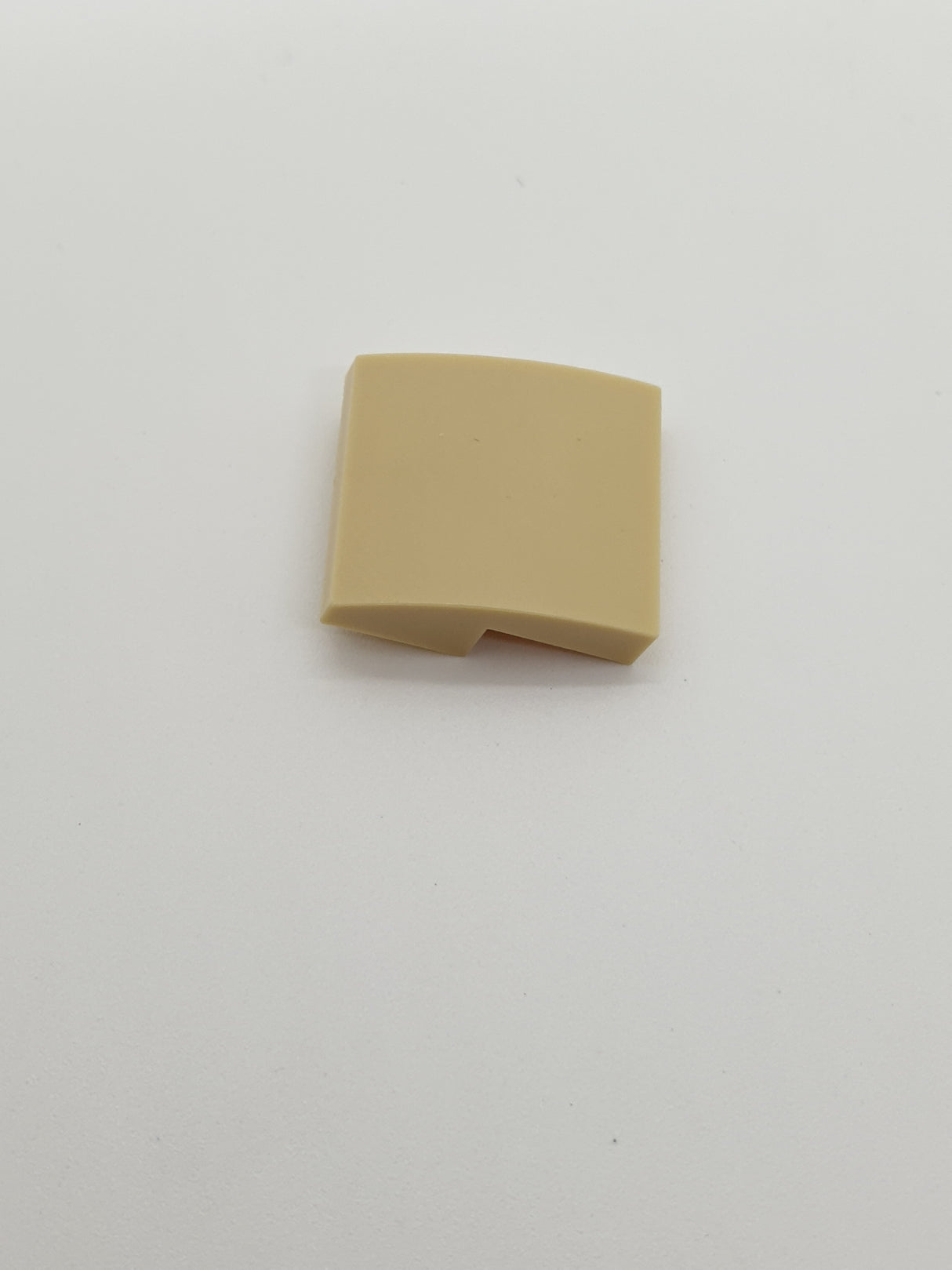 NEU Halbbogenstein flach 2 x 2 x 2/3 beige