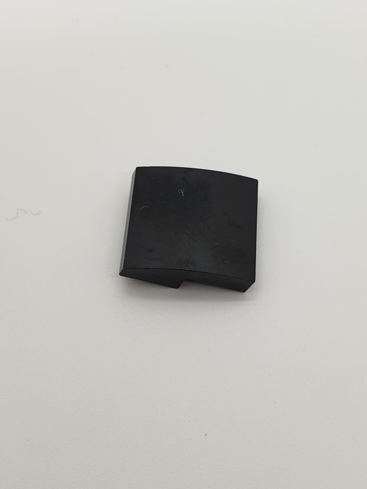 NEU Halbbogenstein flach 2 x 2 x 2/3 schwarz