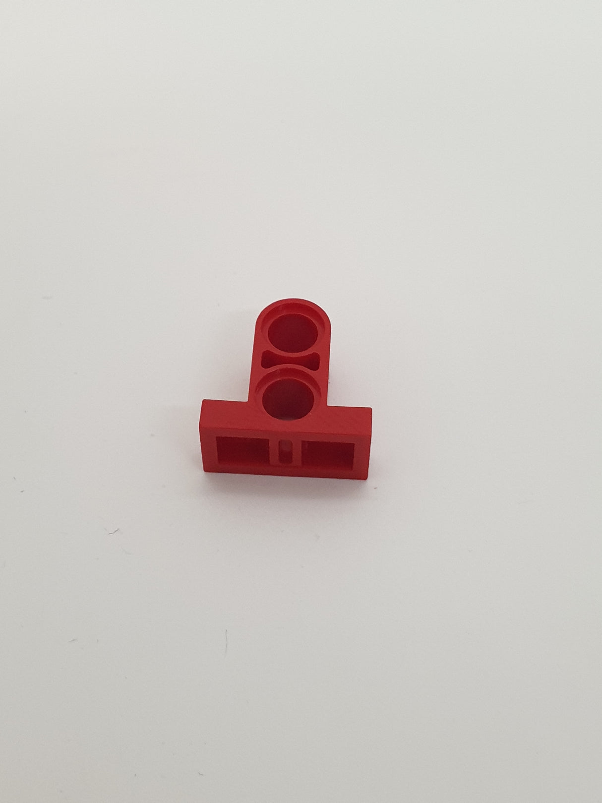 NEU Technik, Stiftanschlussplatte 1 x 2 x 1 2/3 mit 2 Löchern (Doppelt oben) rot