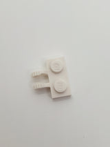 NEU Scharnierplatte 1 x 2 mit 2 Fingern auf der Seite weiss