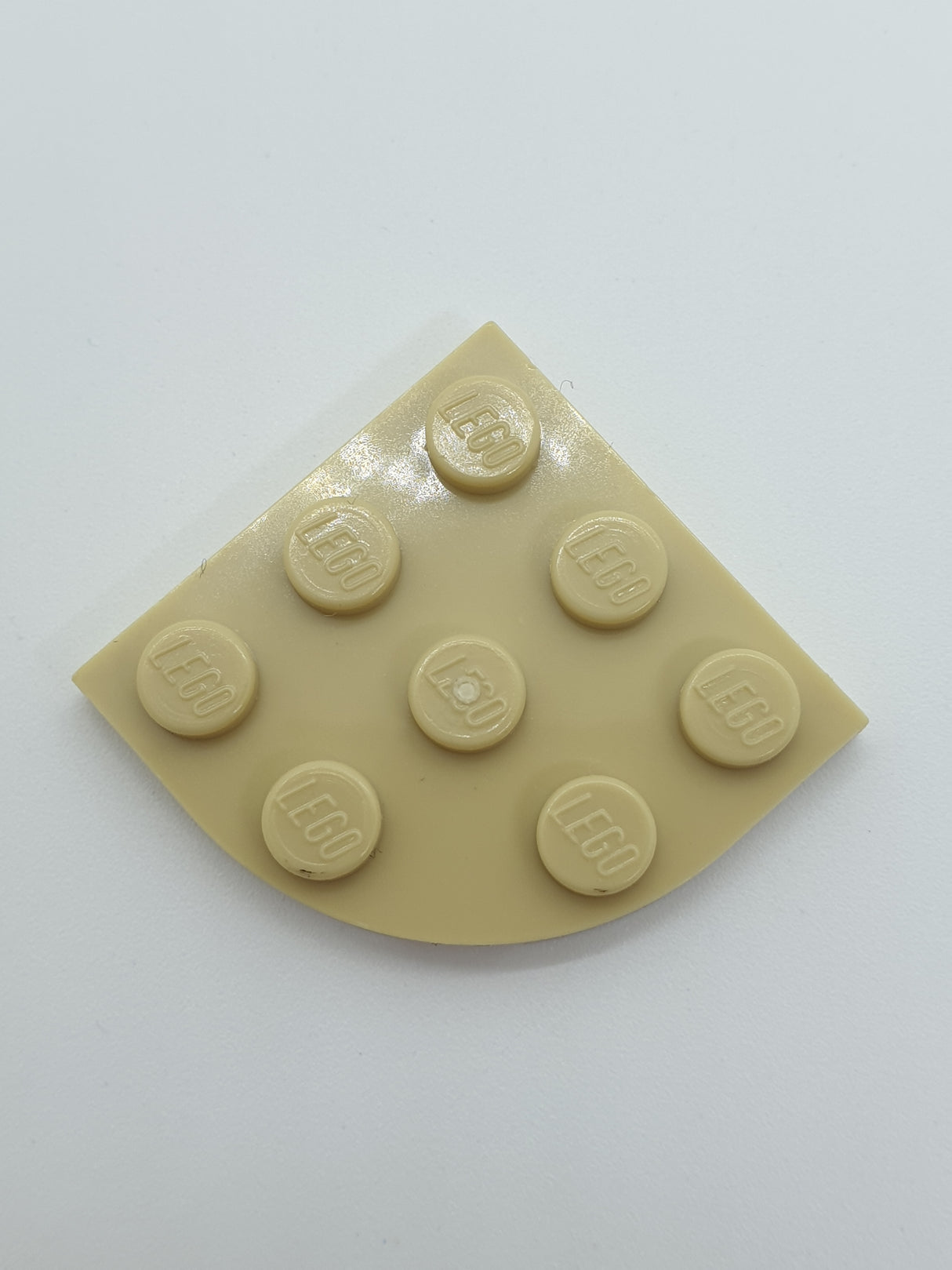 NEU Platte, Runde Ecke 3 x 3 beige