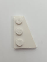 NEU Keilplatte 3 x 2 rechts weiss