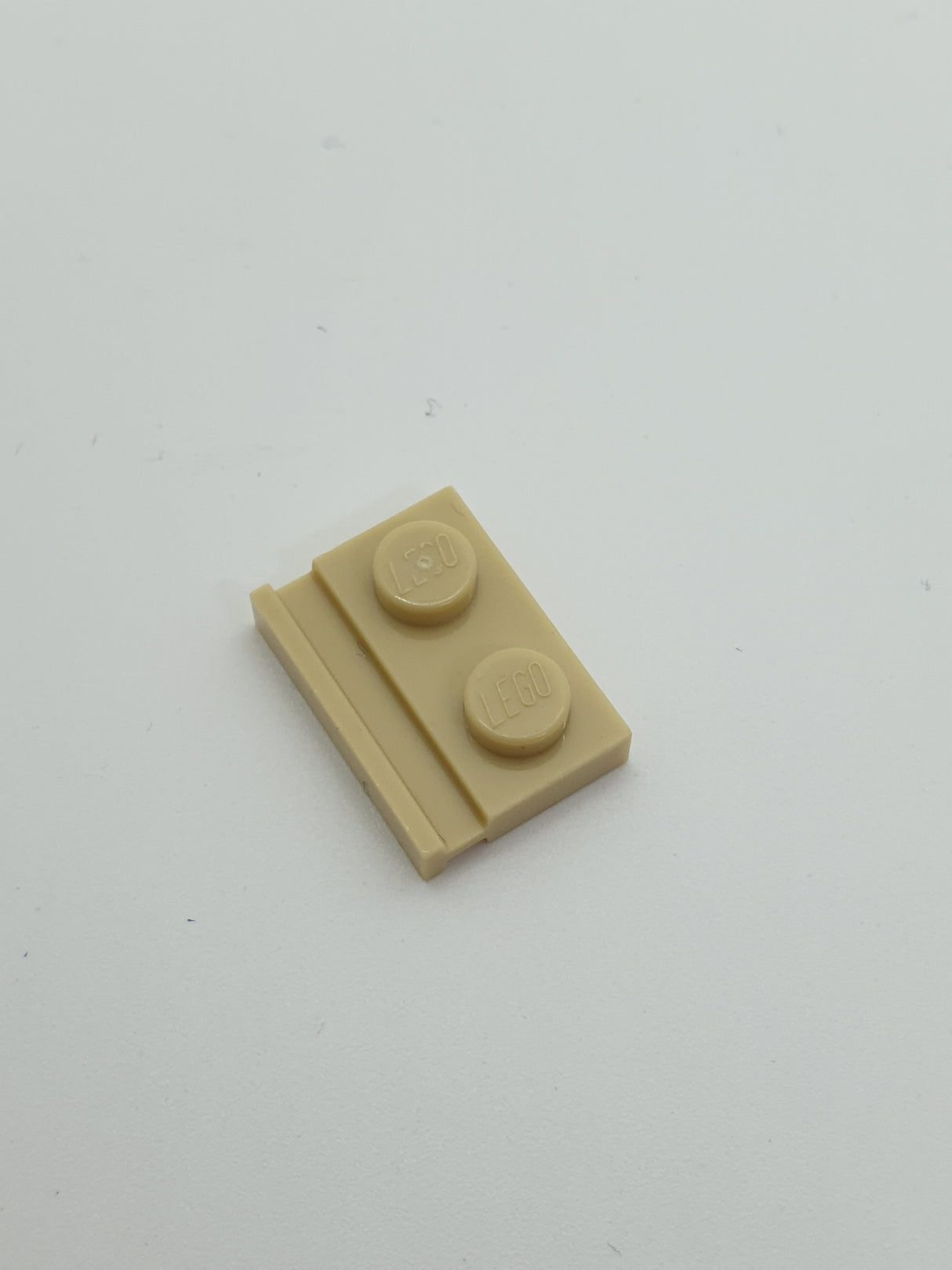NEU Platte, modifiziert 1 x 2 mit Türschiene beige