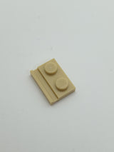 NEU Platte, modifiziert 1 x 2 mit Türschiene beige