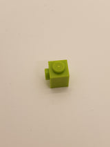 NEU Stein modifiziert 1 x 1 mit Noppe an einer Seite lindgrün