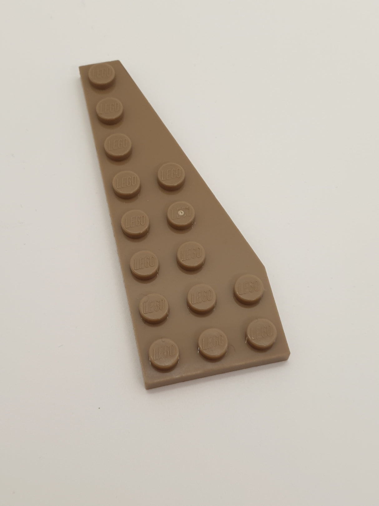 NEU Platte modifiziert, Flügel 8 x 3 Pentagonal rechts dunkelbeige