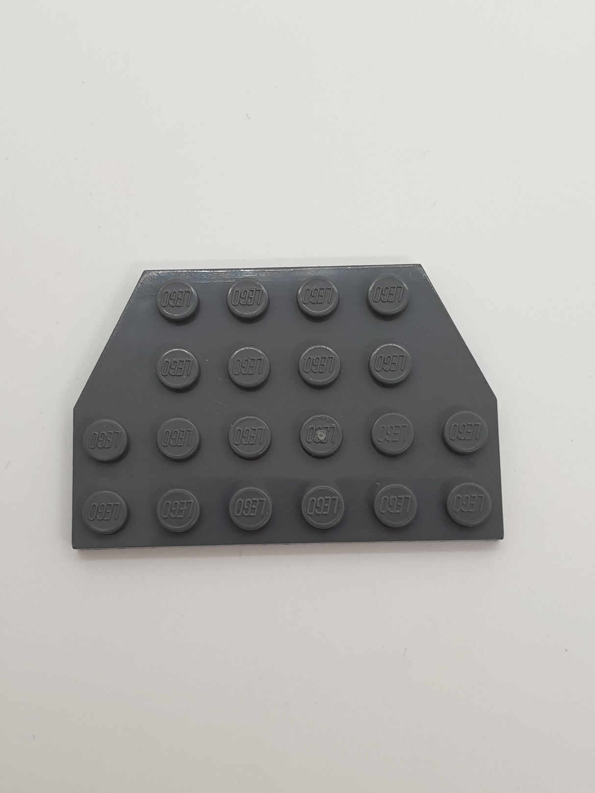 NEU Keil, Platte 4 x 6 abgeschnittene Ecke neudunkelgrau