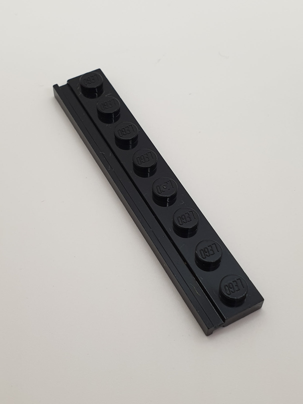 NEU Platte modifiziert mit Führungsschiene  1 x 8 schwarz