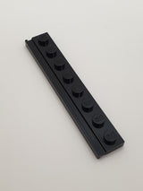NEU Platte modifiziert mit Führungsschiene  1 x 8 schwarz