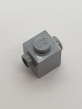 NEU Stein modifiziert 1 x 1 mit 2 Noppen gegenüber neuhellgrau