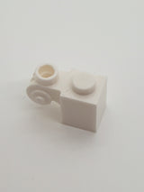 NEU 1 x 1 Stein modifiziert mit Scroll mit offener Noppe weiß
