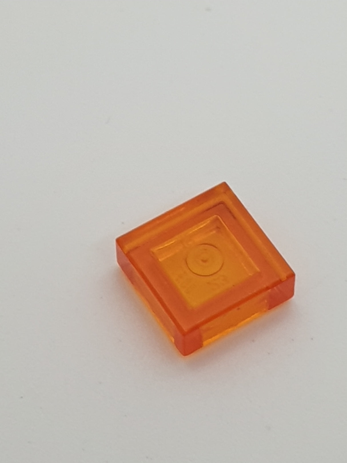 NEU Fliese 1 x 1 transparent orange