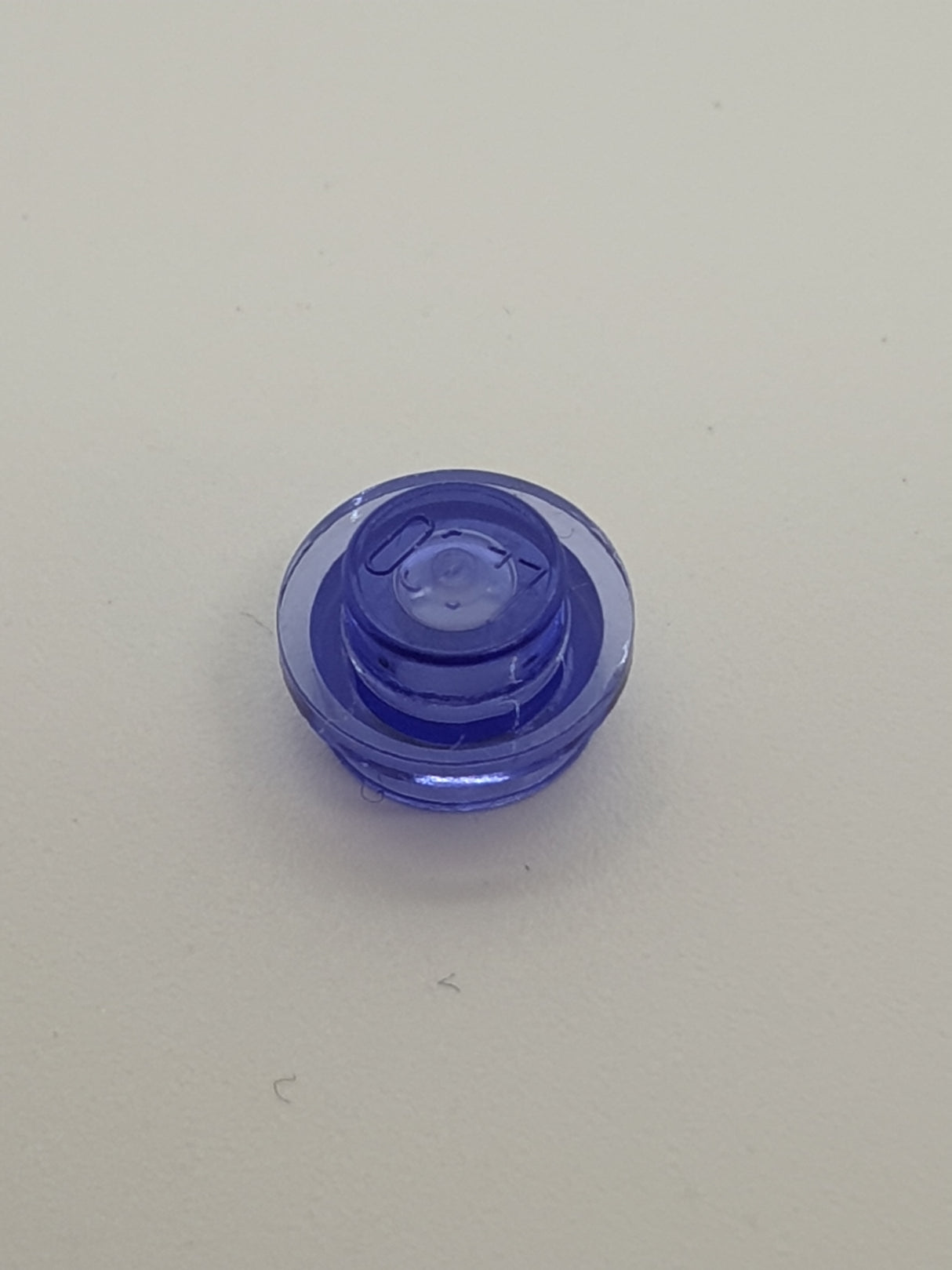 NEU Platte, Rund 1 x 1 transparent lila