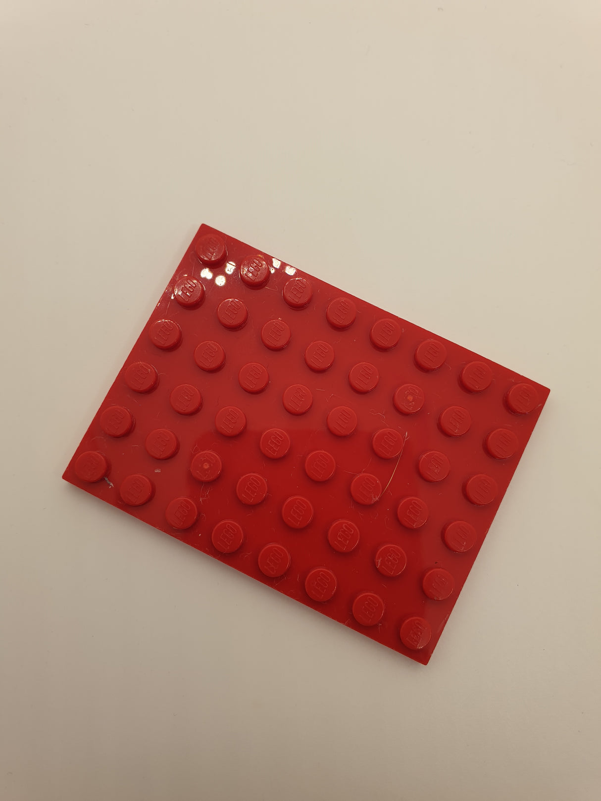 NEU Platte 6 x 8 rot