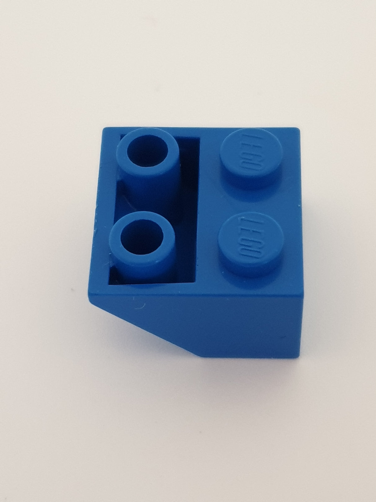 NEU Schräge, invert 45 2 x 2 mit flachem unteren Stift blau