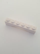 NEU Bogenstein 1 x 6 mit Absatz weiß