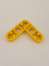 NEU Technik, Liftarm, modifiziert dünn L-Form Bent 3 x 3 gelb