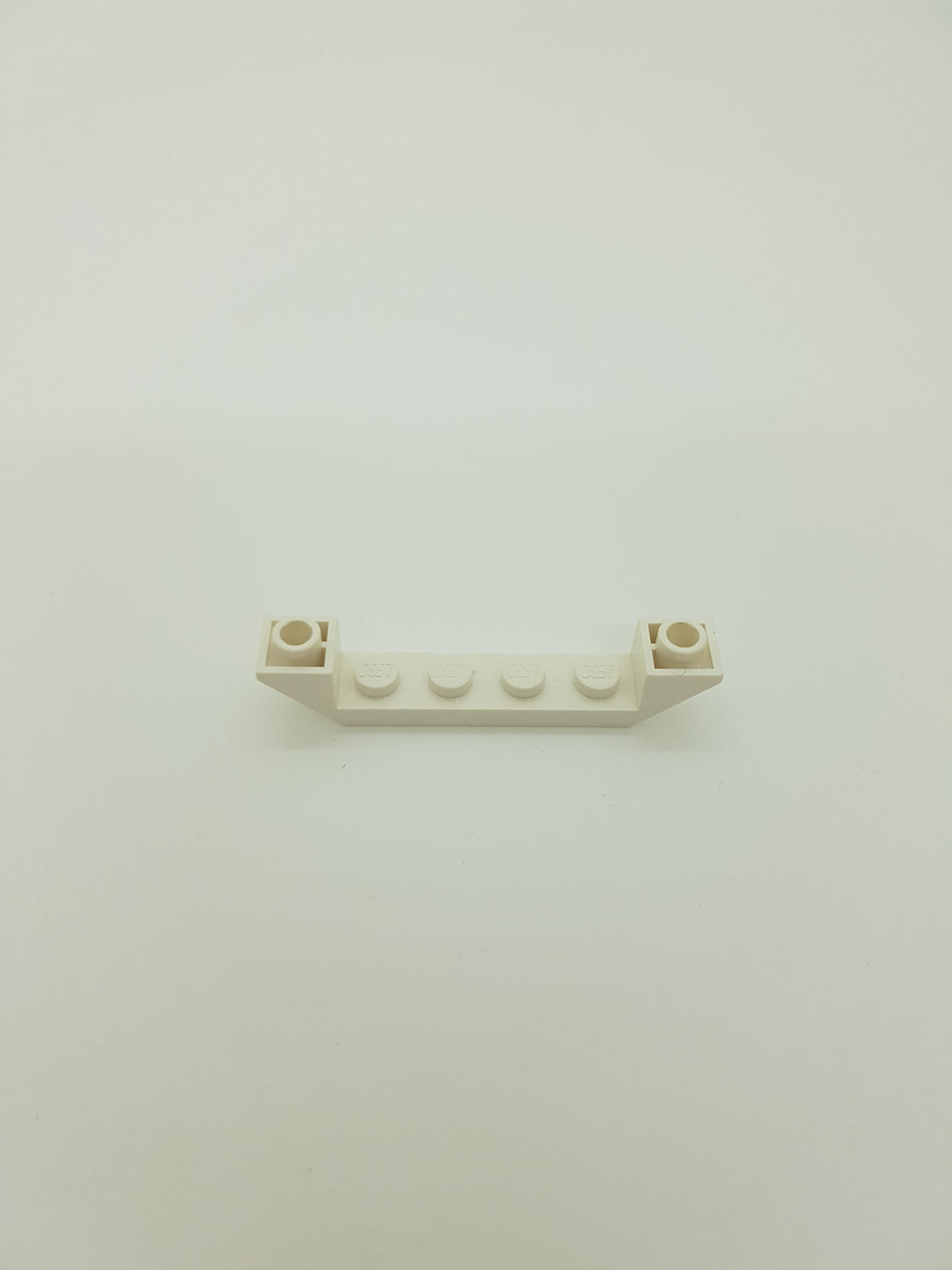 NEU Schrägstein invert 45 6 x 1 doppelt mit 1 x 4 Ausschnitt weiss