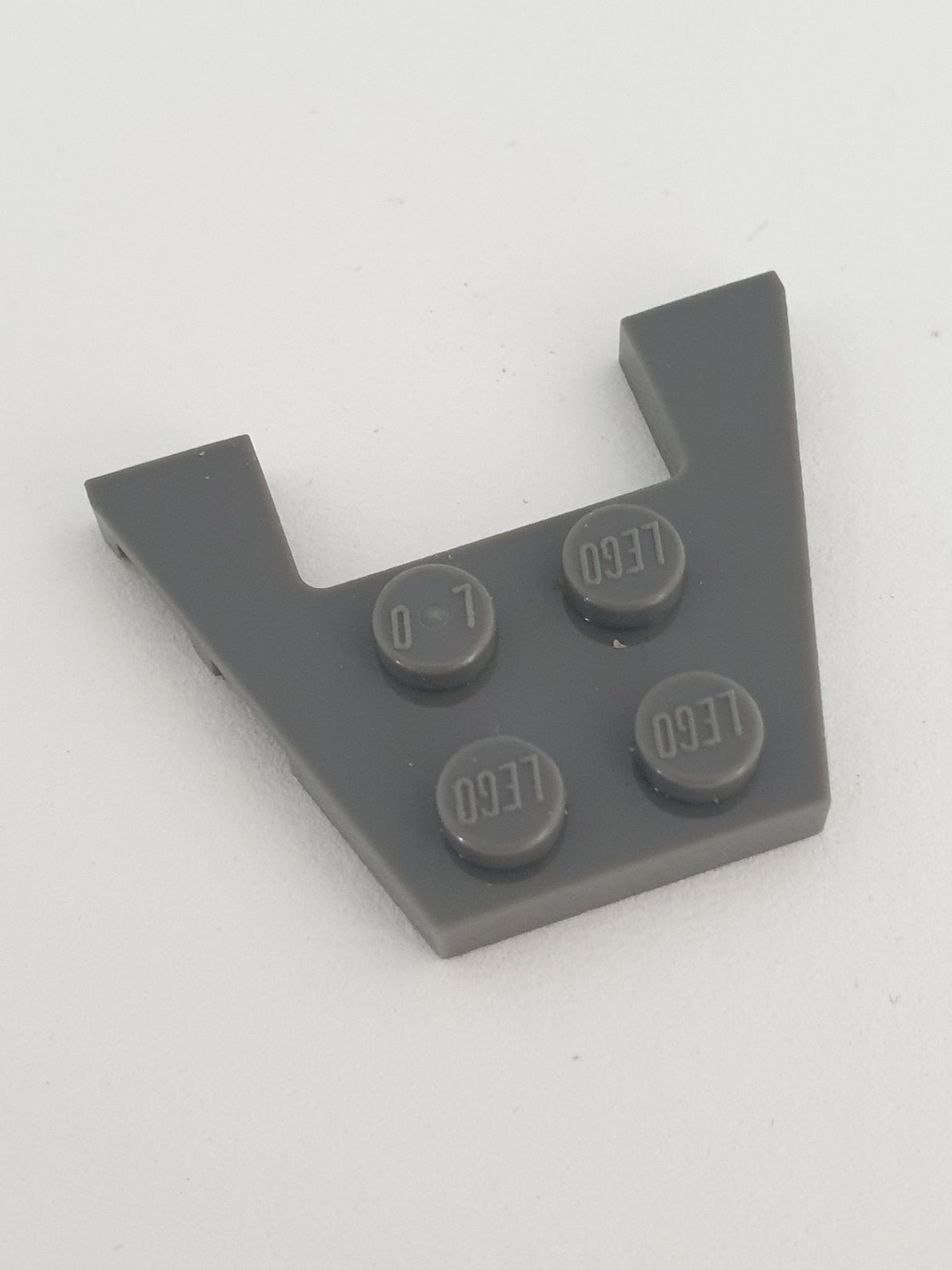 NEU Keilplatte 3 x 4 mit Noppen neudunkelgrau