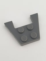 NEU Keilplatte 3 x 4 mit Noppen neudunkelgrau