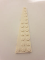 NEU Flügelplatte 12 x 3 links weiß
