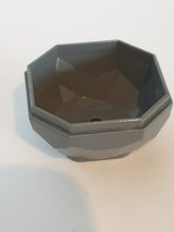 NEU Felsen 4 x 4 Octagonal Felsen, Unterteil neudunkelgrau