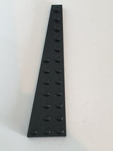 NEU Flügelplatte 12 x 3 links schwarz