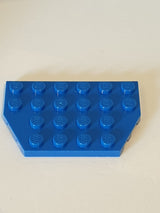 NEU Keil, Platte 4 x 6 abgeschnittene Ecke blau