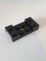 NEU Fahrzeug, Kotflügel 2 x 4 mit Bogen, genietet mit Loch schwarz
