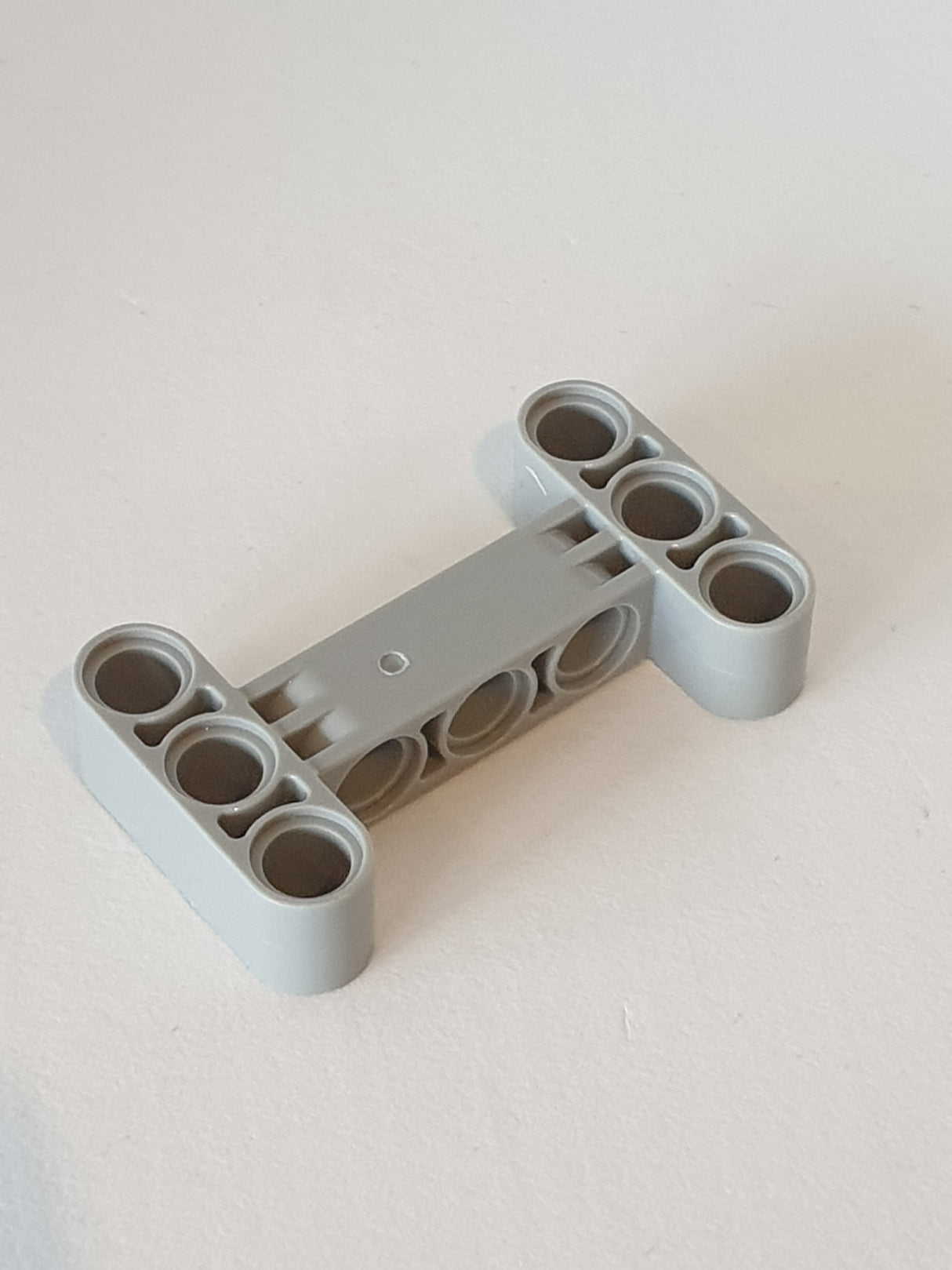 NEU Technik, Liftarm, modifiziert H-Form dick 3 x 5 neuhellgrau