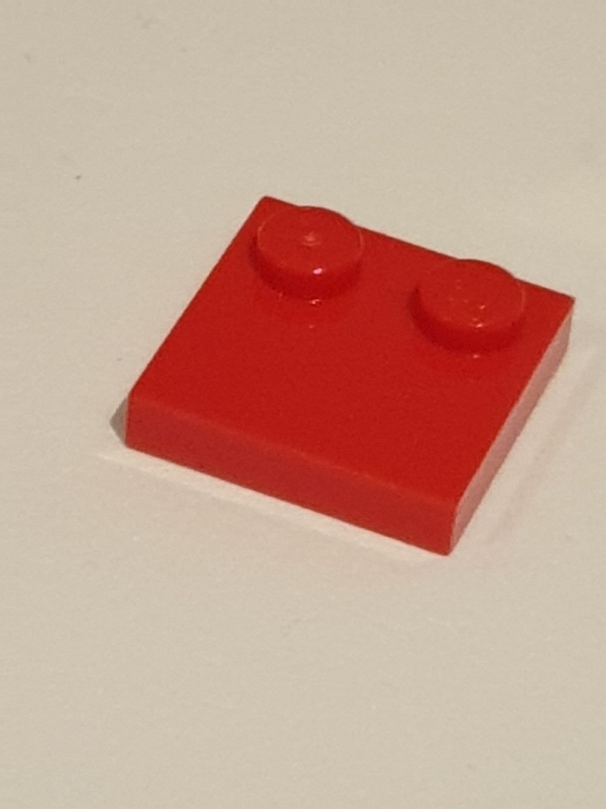 NEU Fliese, Modifiziert 2 x 2 mit Noppen am Rand rot